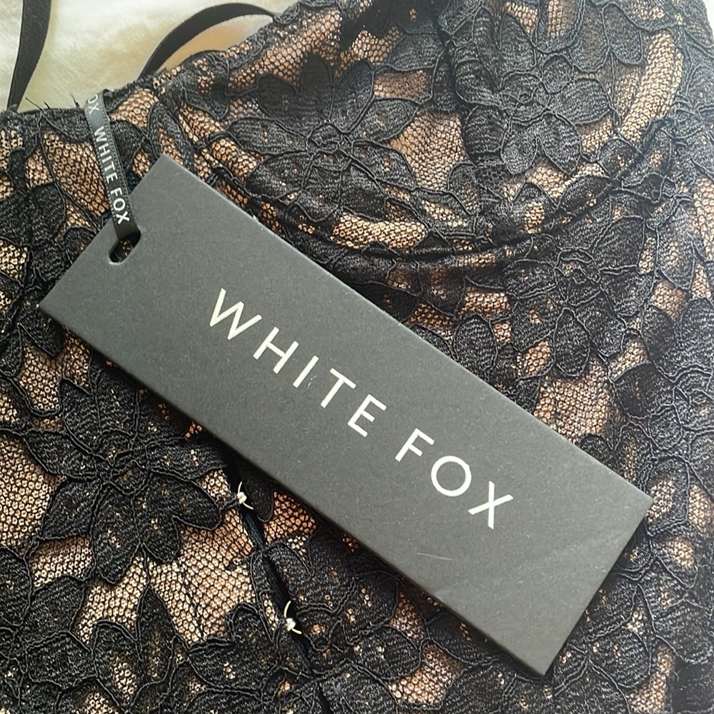 WHITE FOX Ordinary Life Bustier Black BRAND NEW UNWORN - Picture 4 of 4